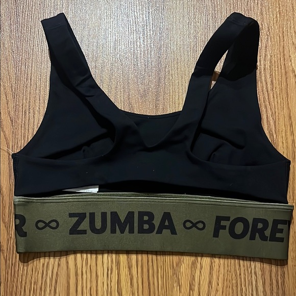 Zumba Forever Racerback Bra - Bold Black - Picture 2 of 3